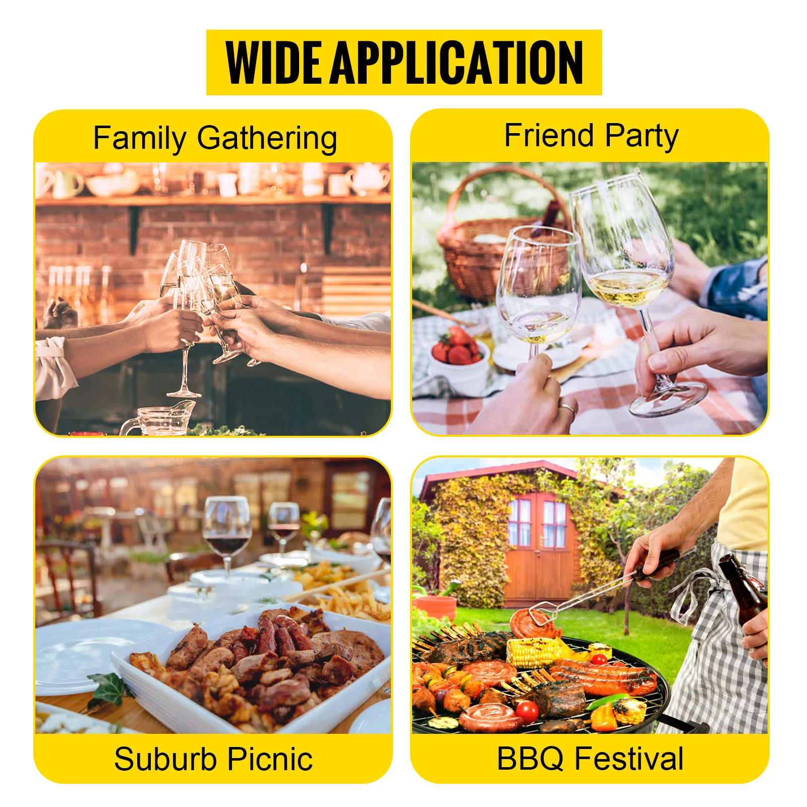 VEVOR 2 in 1 Elektrische Hot Pot BBQ Grill 2000W Multifunktions Tragbare Hause Faltbare Nicht-Stick Split Topf rauchfreien Grill Pan