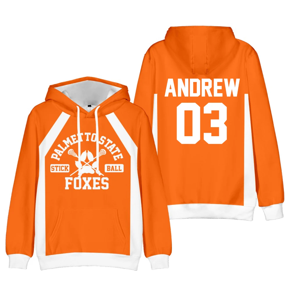 2022 The Foxhole Court Hoodies Palmetto State Foxes Lacrosse Jersey Cosplay KEVIN RENEE Pullover Men Women Clothin