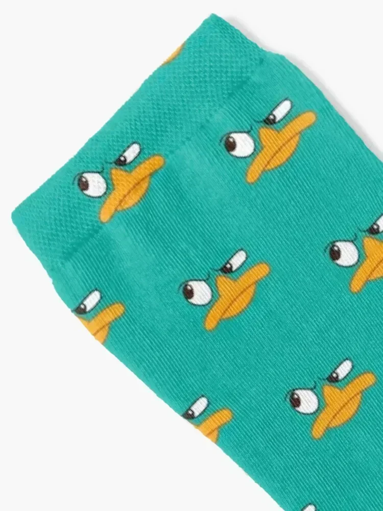 Perry The Platypus Socks funny sock tennis crazy Antiskid soccer Girl'S Socks Men's