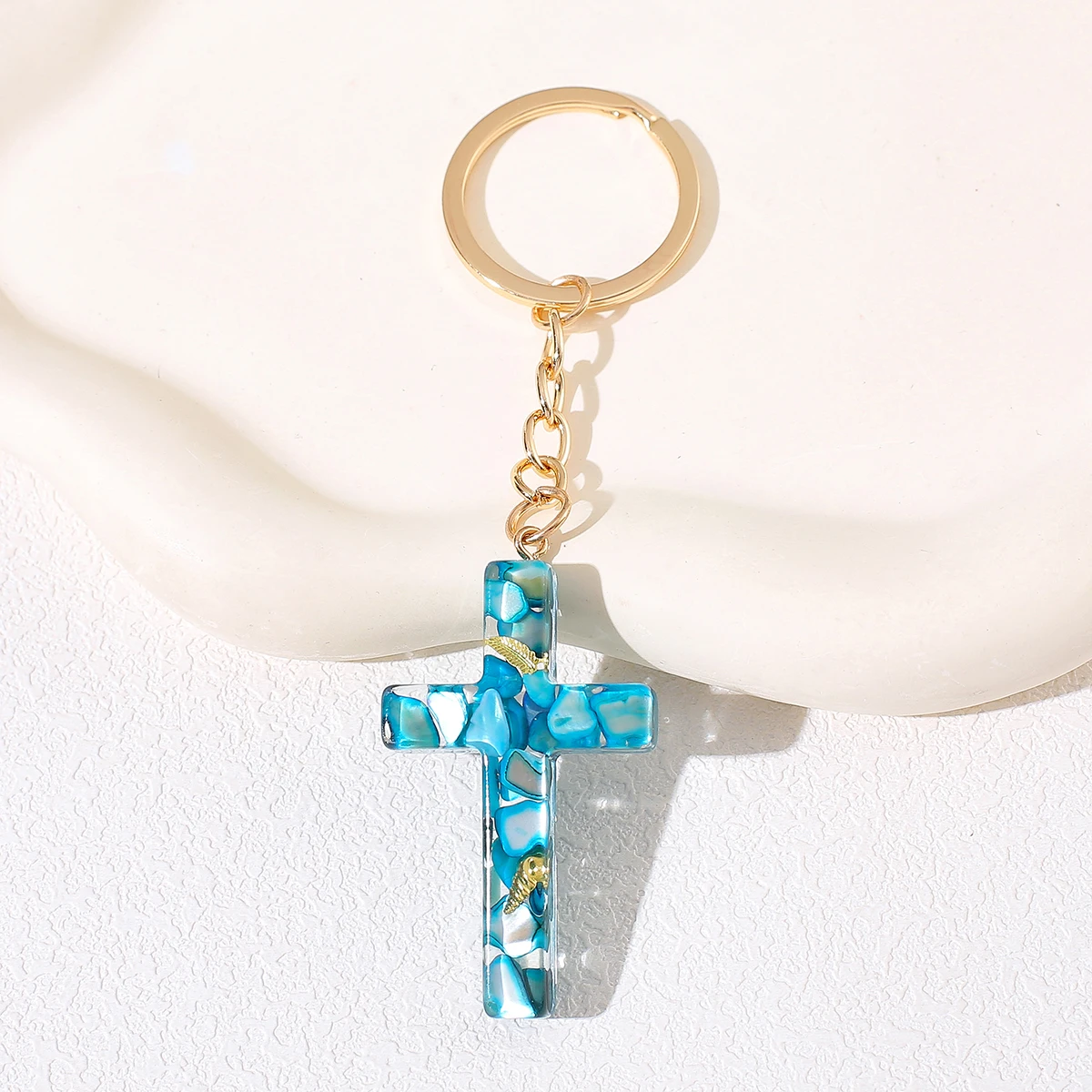 Cross Keychain and Durable Charm Keyring for Men & Women - Anniversary Gift Key Chain for Backpack & Car Keys Accessory