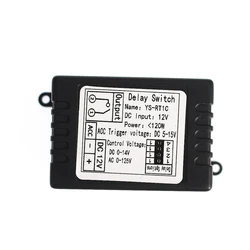 12V time delay relay Module, turn-on delay switch module, car modification, single-chip control time period optional