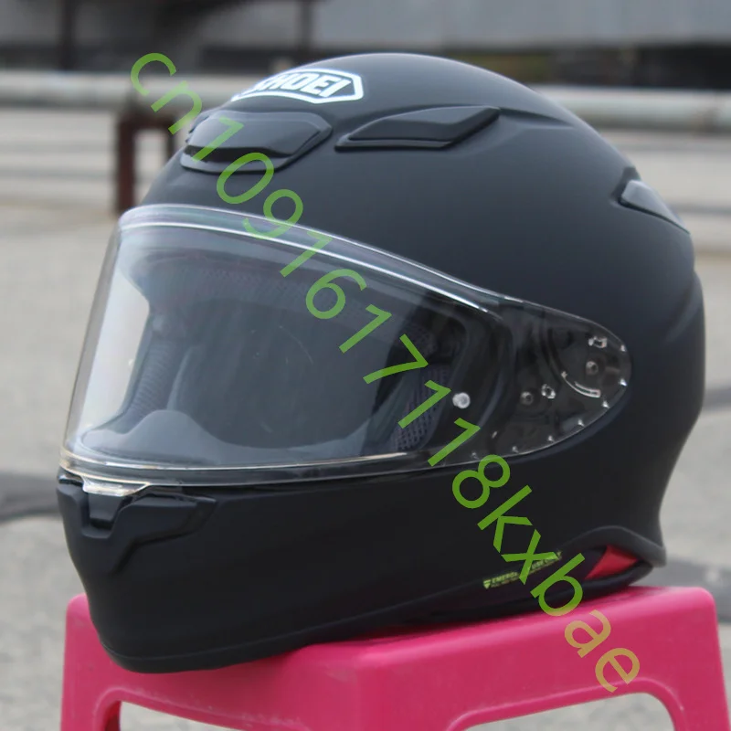 Full Face Motorcycle Helmet SHOEI Z8 RF-1400 NXR 2 Helmet Riding Motocross Racing Motobike Helmet,MATT BLACK