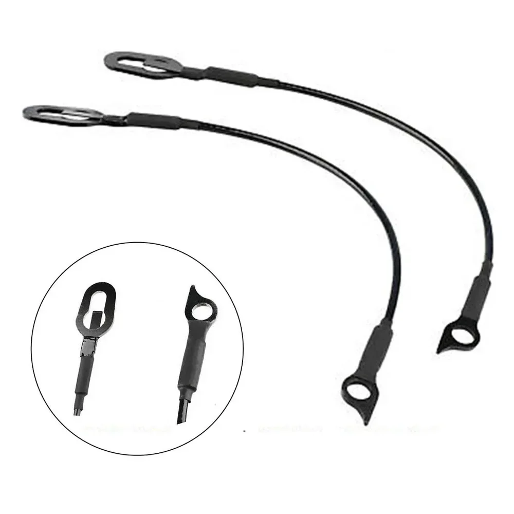 Pair Black Rear Tailgate Cables Support For Dodge For Ram 1500 2500 3500 1994-2002 55345124AB Accessories For Vehicles