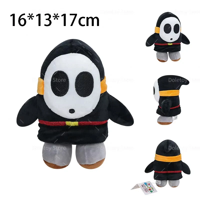 36 Styles Plush Toys Black Blue Shy Guy Chain Chomp Goombella Toad Nabbit Birdo Yoshi Kid Mario Classic Game Shy Guy Plush Dolls