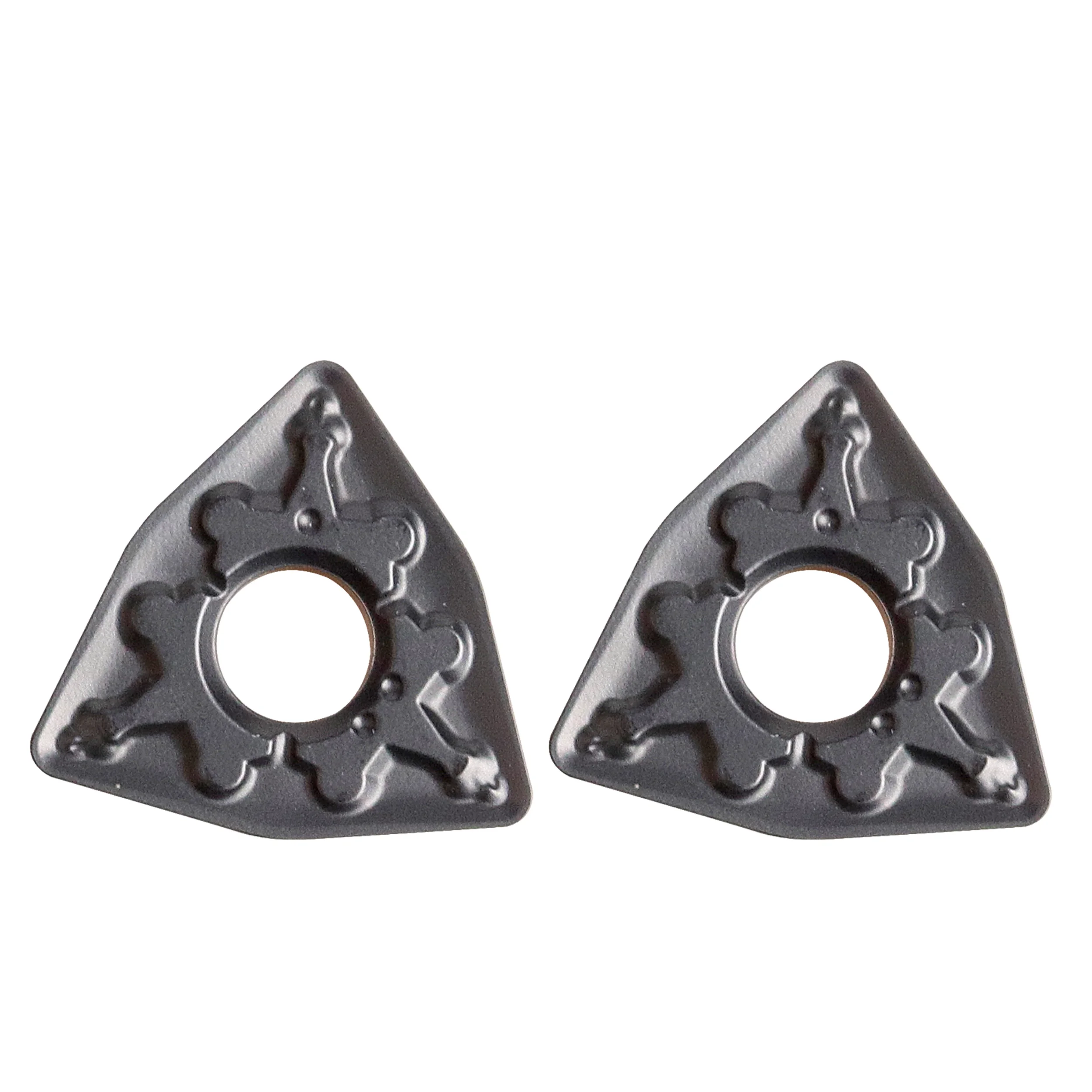 Herramientas de torneado de carburo WNMG060408-TM T8125 CNC, inserto Original resistente al desgaste, hoja de dos colores, mecanizado eficiente