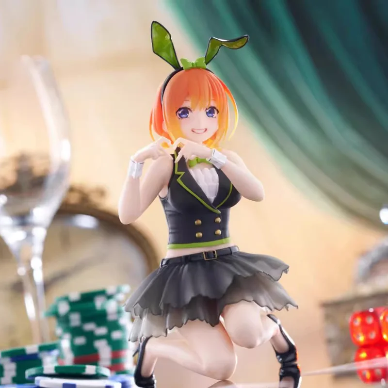 Authentieke TAITO TheQuintessentialQuintuplets Nakano Miku Rabbit Girl Landscape Action Figure Handgemaakte Anime Merchandise Ornament