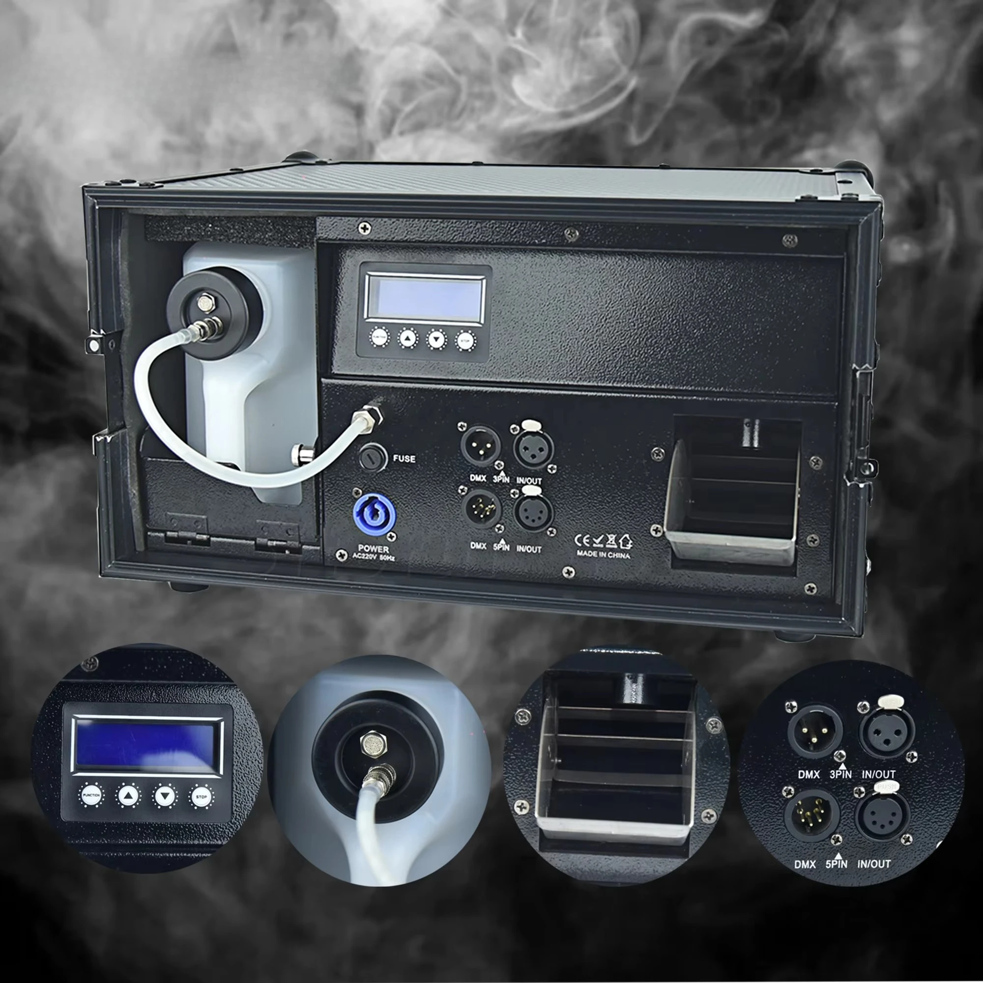 Water Based Haze Machine Mist Morning Haze with DMX LCD Remote Control for Theater Concerts
