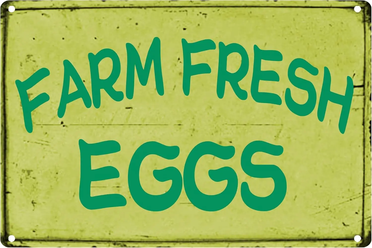 Farm Fresh Eggs Sign Vintage Chicken Coop Decor Sweet Farmhouse Signs Decor Rustic Accessories Tin Wall Art Barnyard Egg For Sal