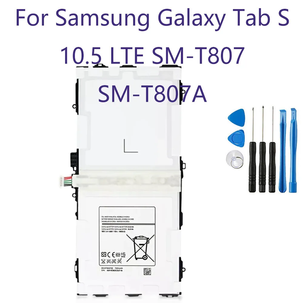 Replacement Battery For Samsung Galaxy Tab S 10.5 SM-T805C SM-T807A SM-T807P