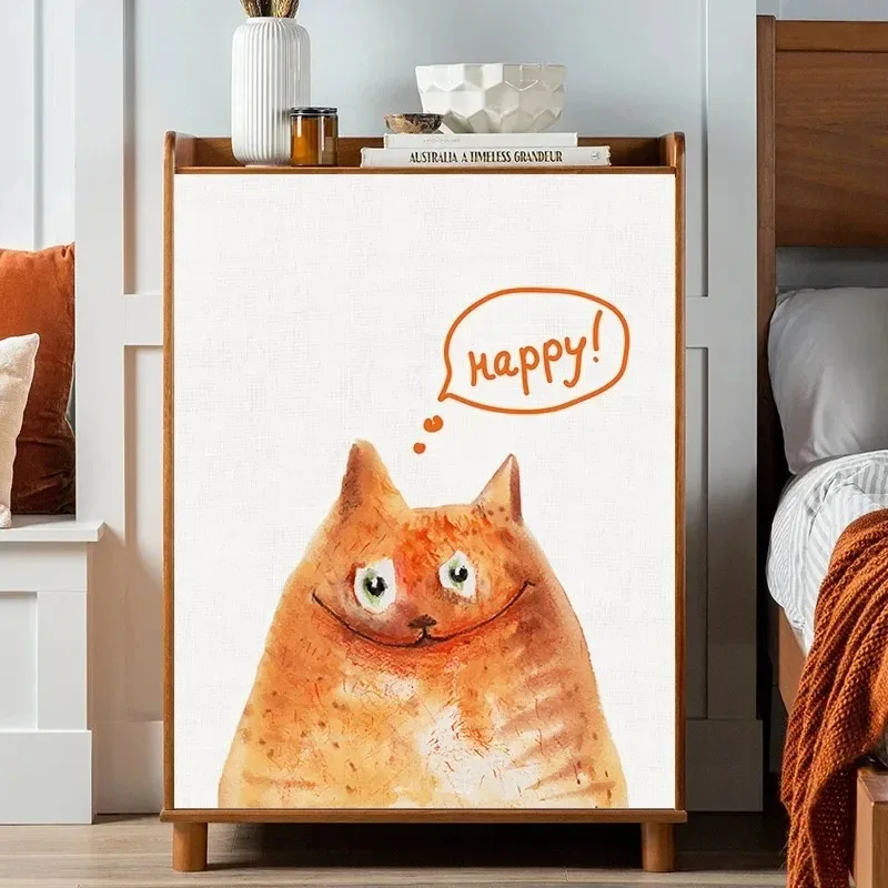 VIKAMA Veliger Cabinet Shade Curtain Shoe Cabinet Shade Curtain Children's Toy Storage Cabinet Dust Curtain Home Decoration