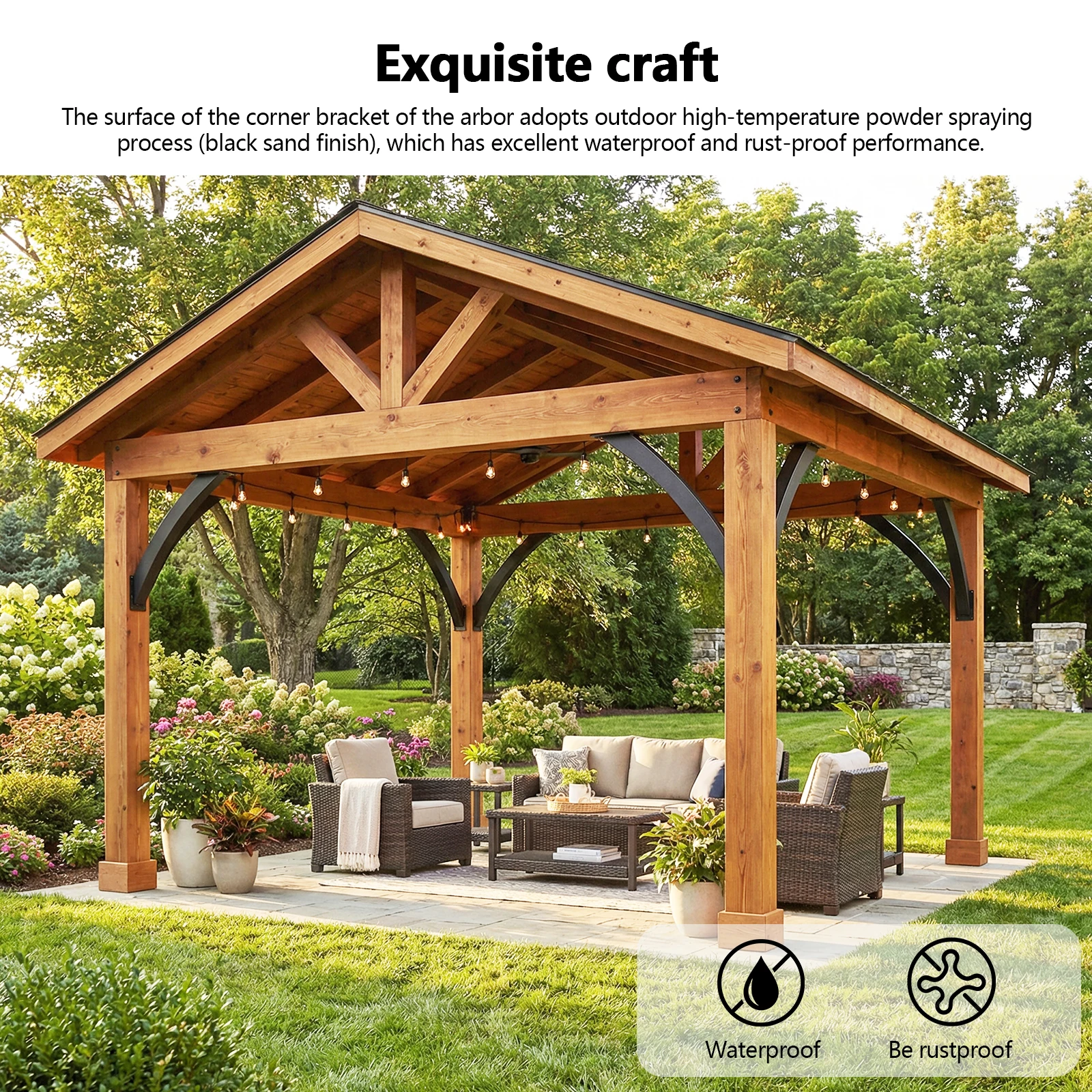 

Металлический кронштейн для перголы 4x4 дюйма (реальные 3.2x3.2 дюйма), угловой кронштейн для перголы с монтажными винтами для беседок, навесов и аксессуаров