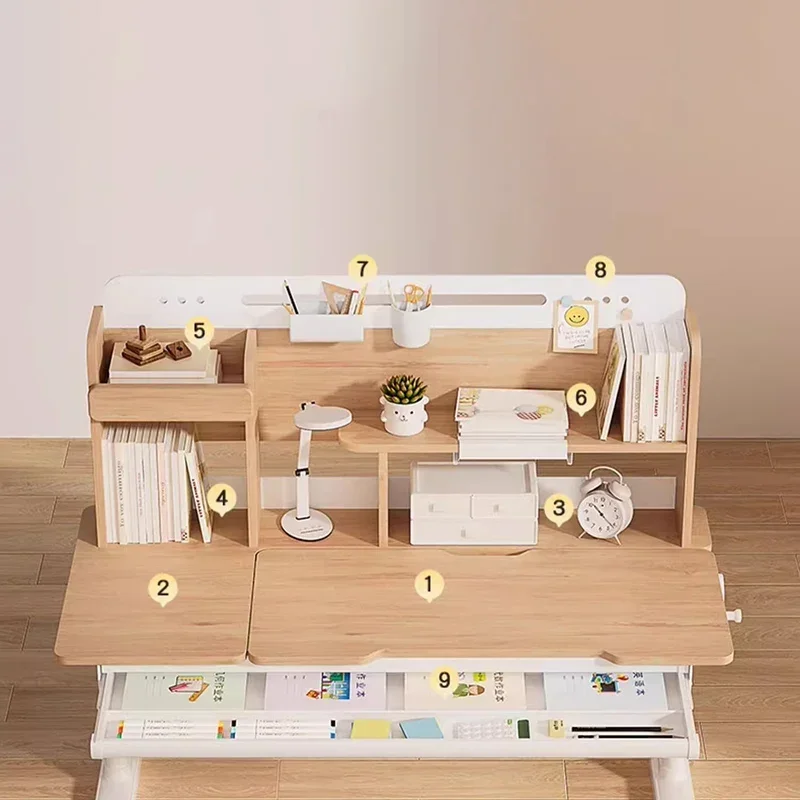 子供デスク子供小学生椅子女の子ルームデスクベッドサイドテーブル子供用品学習子供用家具
