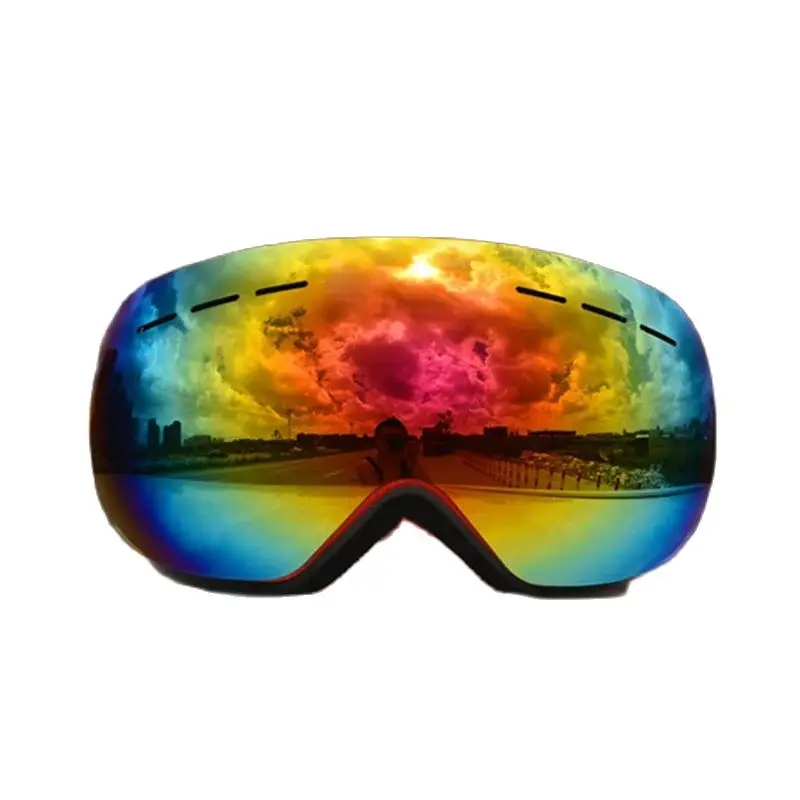 QYQ-Gafas de esquí antivaho de doble capa para hombre y mujer, máscara de esquí grande, protección UV400, gafas de Snowboard para nieve de invierno