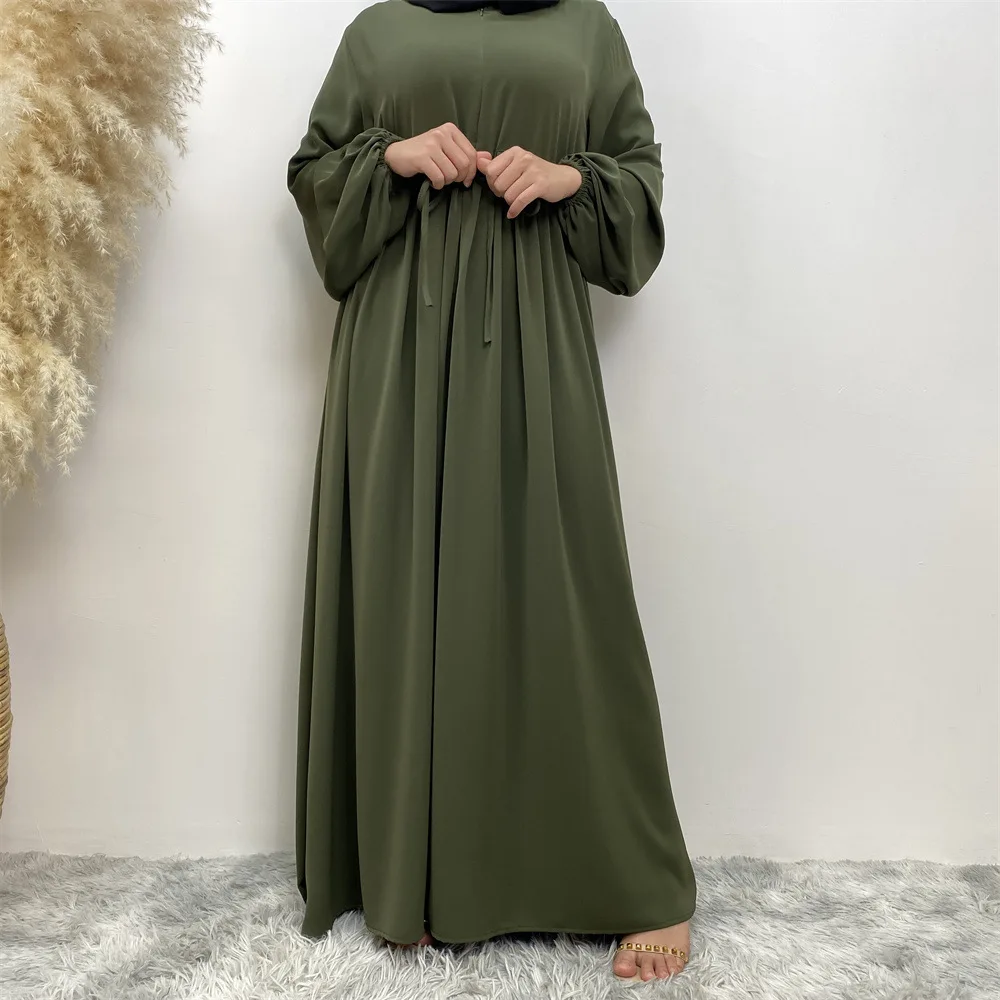 

Eid Ramadan Abaya Plain Dubai Musulman De Mode Hijab Dress Turkey Kaftan Islam Clothing Muslim for Women Modest Caftan Jalabiya