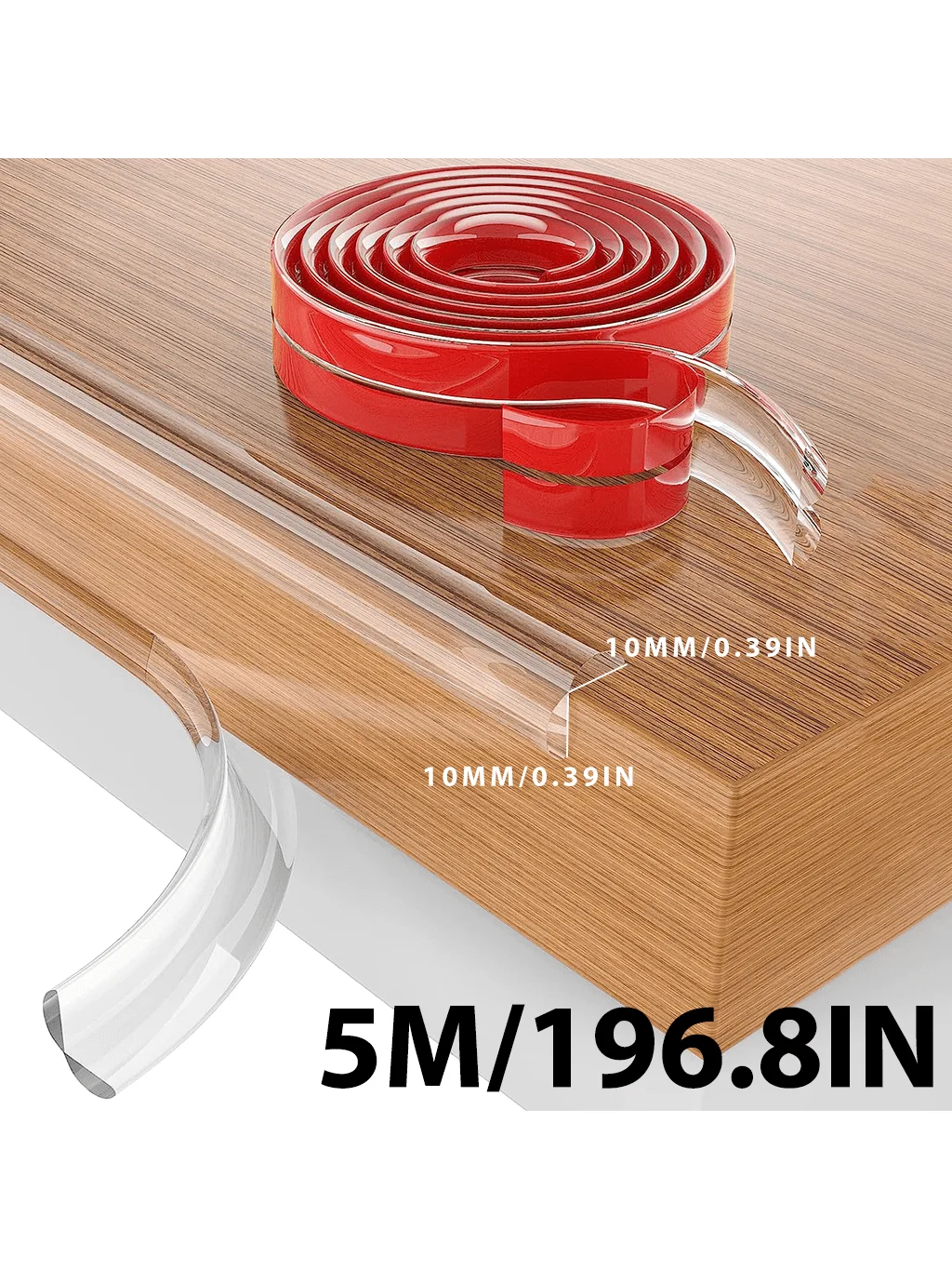 1m/3m/4m/5m Kantenschutzstreifen L-förmige Eckenschützer Tischeckenschützer für Möbelschutz | Proof Corners und E