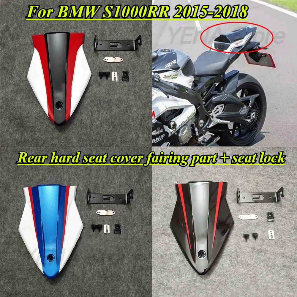 

2025 For BMW S 1000 S1000RR S1000 RR 2015 2016 2017 2018 Rear Hump Fairing Rear Seat Cover ABS injection molding Rear Tail