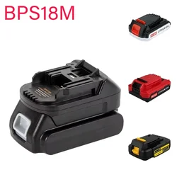 For Black & Decker/For Porter Cable/ for Stanley Converter To Replace for Makita BL1830 Tools BPS18M Lithium Battery Adapter