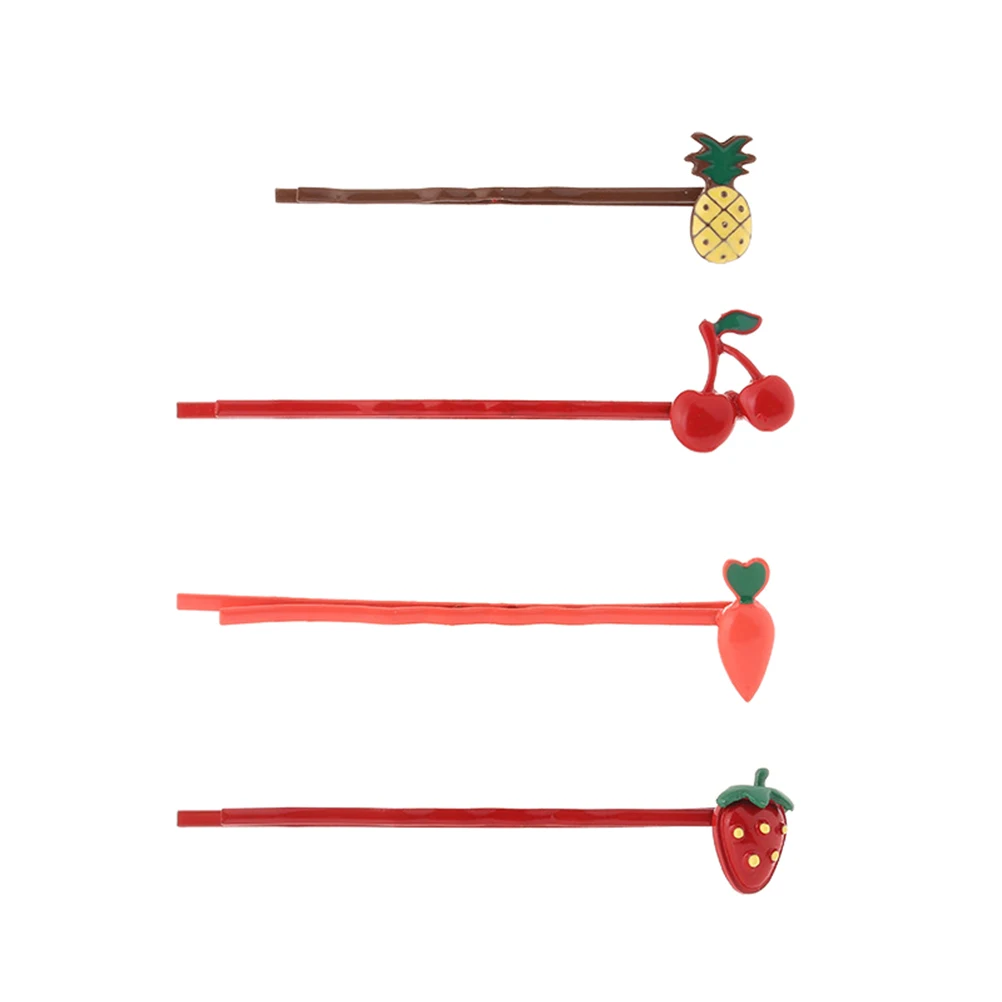 

Spray Painted Alloy Gold Plated Fruit Hair Clips Durable Non-Rust Elegant Decorative Hair Accessories For Wedding Party Banquet