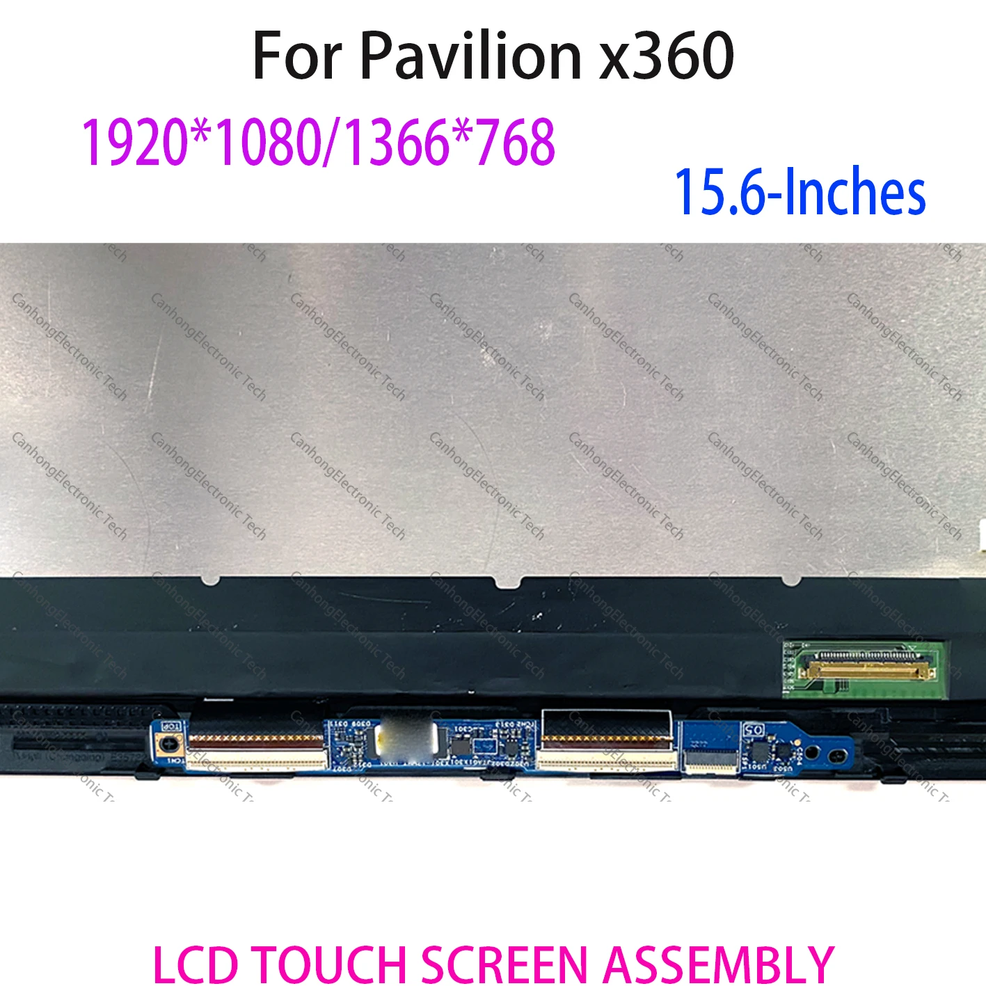 Imagem -03 - Display Display Display Lcd Tela de Toque Vidro Digitador Assembléia Fhd hd para hp Pavilion 15-dq Série 15-dq1050nia 15-dq1996nz 15-dq1994n 15.6