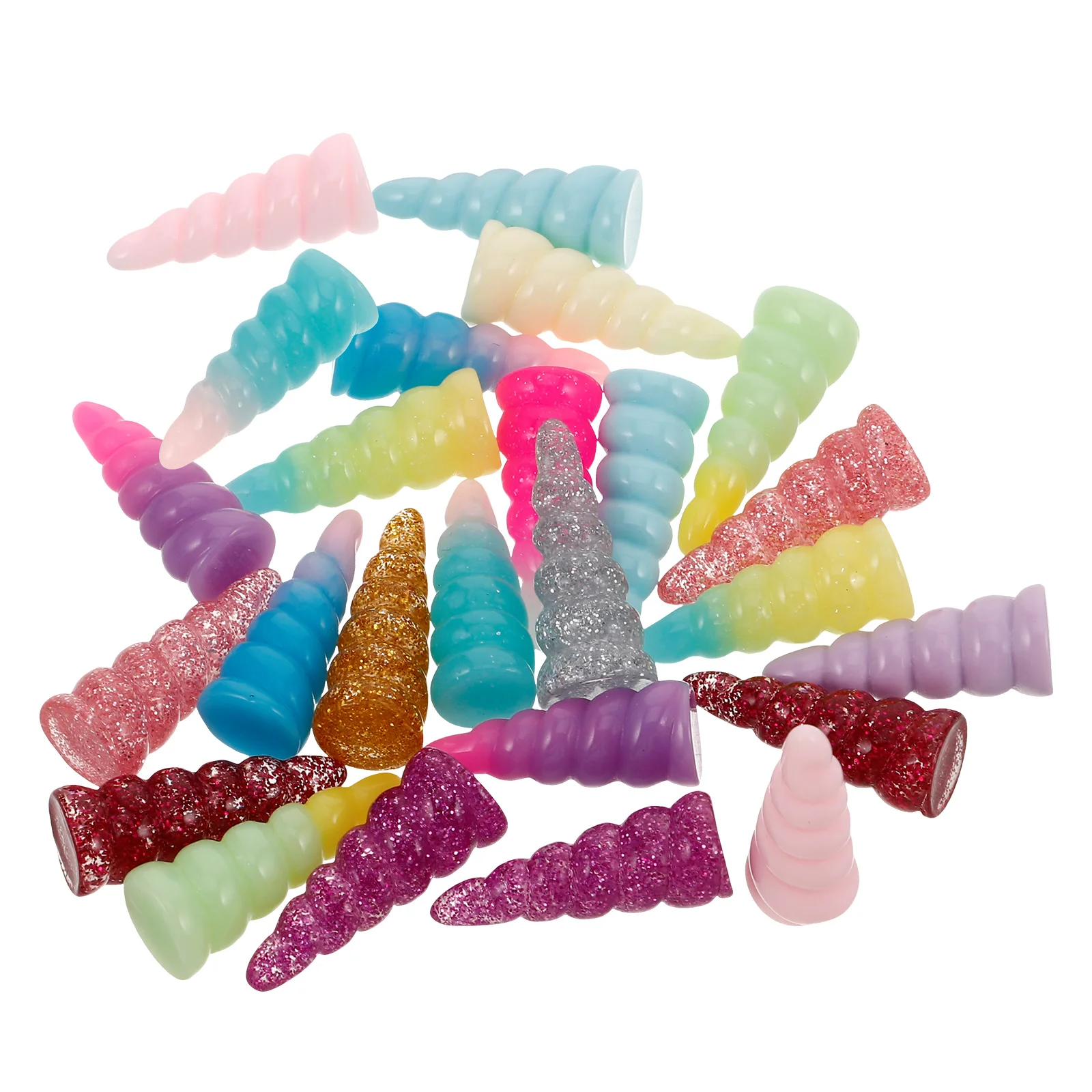 

25 Pcs Unicorn Horn Accessories Headbands Costume Horns Headdress Hair Accessory Compact Fake