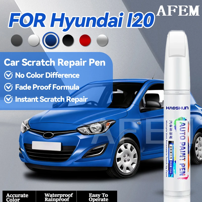 Specialized Automobiles For Hyundai I20 Paint Repair Pen Touch Up Scratch Remover DIY Auto Accessories Black White Blue Silver