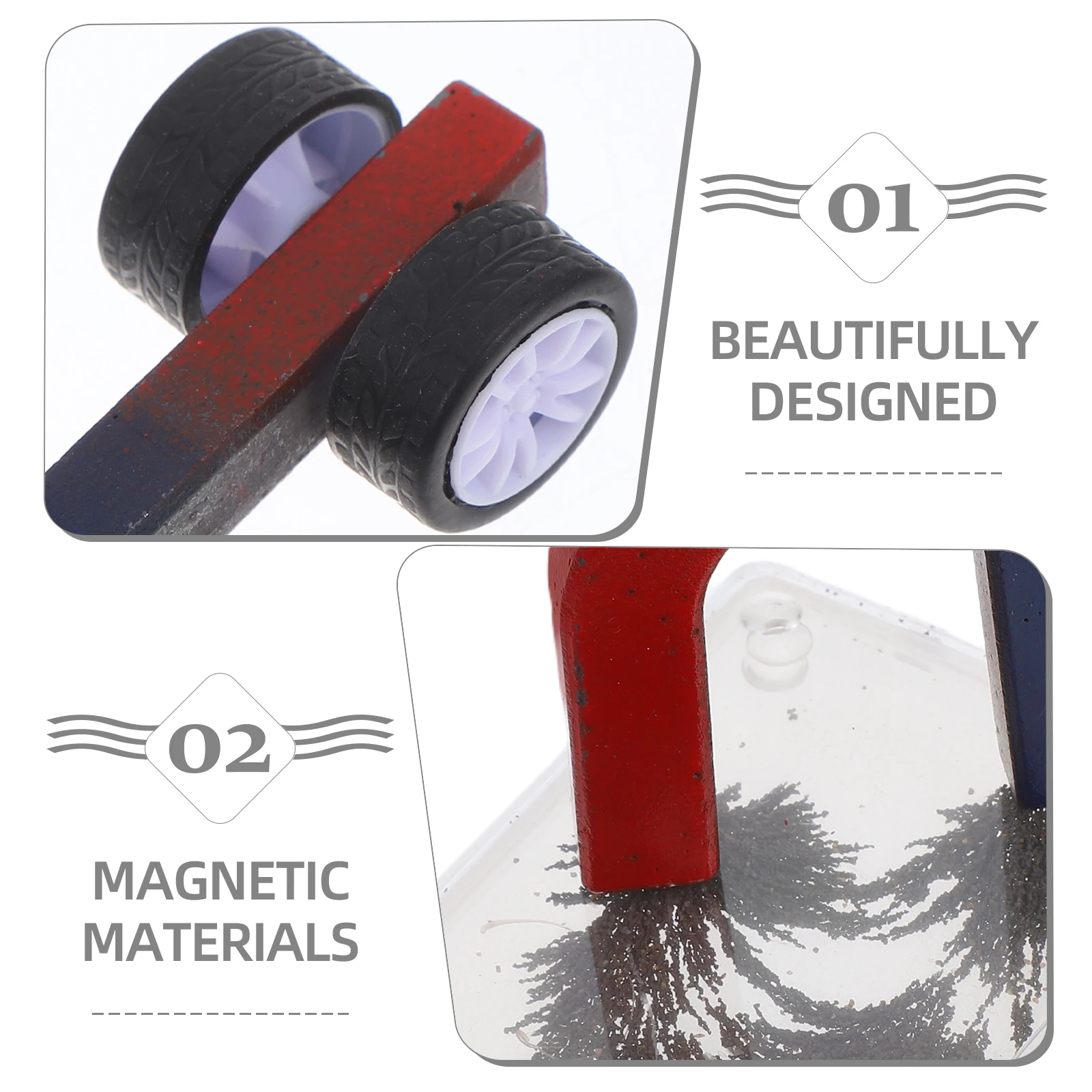 1Set Magnetism Science Experiment Set Rich Physics Tools for School Home Learning Student Educational Science Experiment Kit