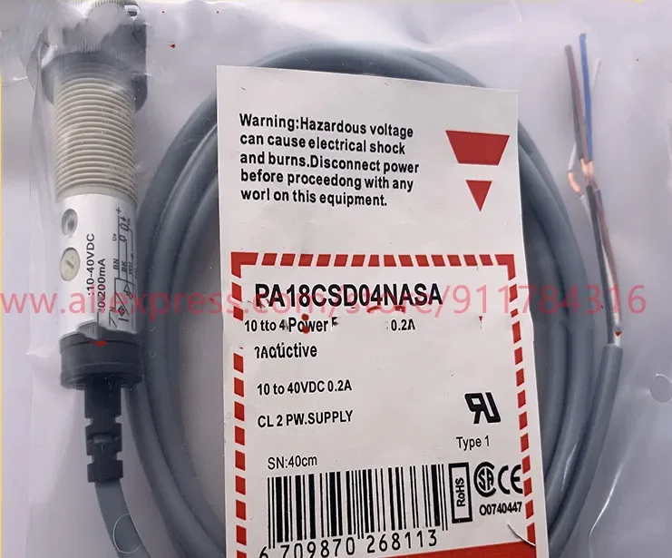 2pcs New High quality photoelectric switch PA18CSD04PASA PA18CSD04NASA