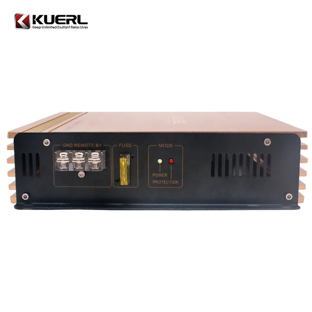Easy installation. Aluminum alloy Class AB 12V car audio 2Ch-Amplifier max 2200W High Power  with Excellent heat dissipation