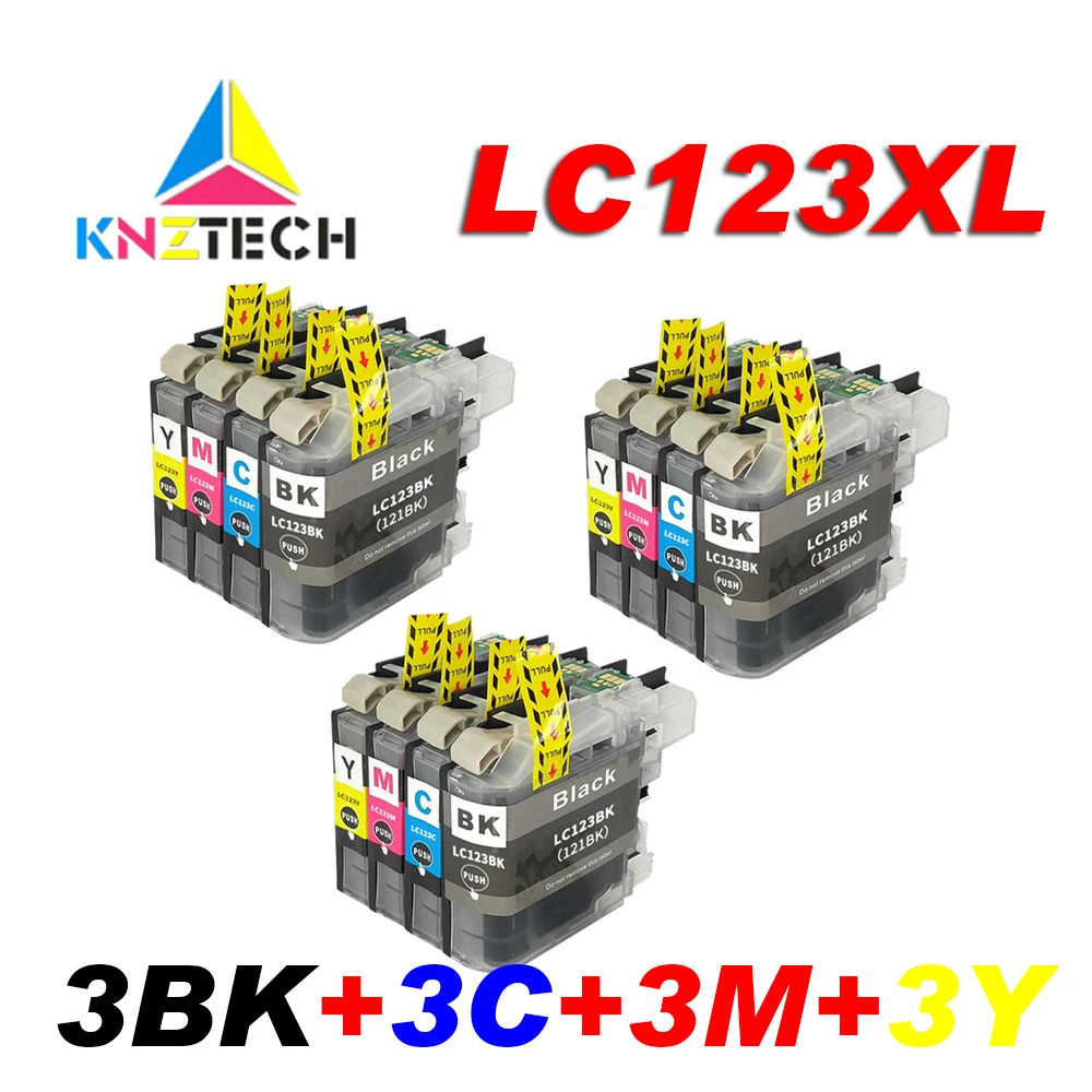 LC123 LC 123 LC121 Ink Cartridge Compatible For Brother DCP-J552DW DCP-J752DW MFC-J470DW MFC-J650DW Inkjet Printer