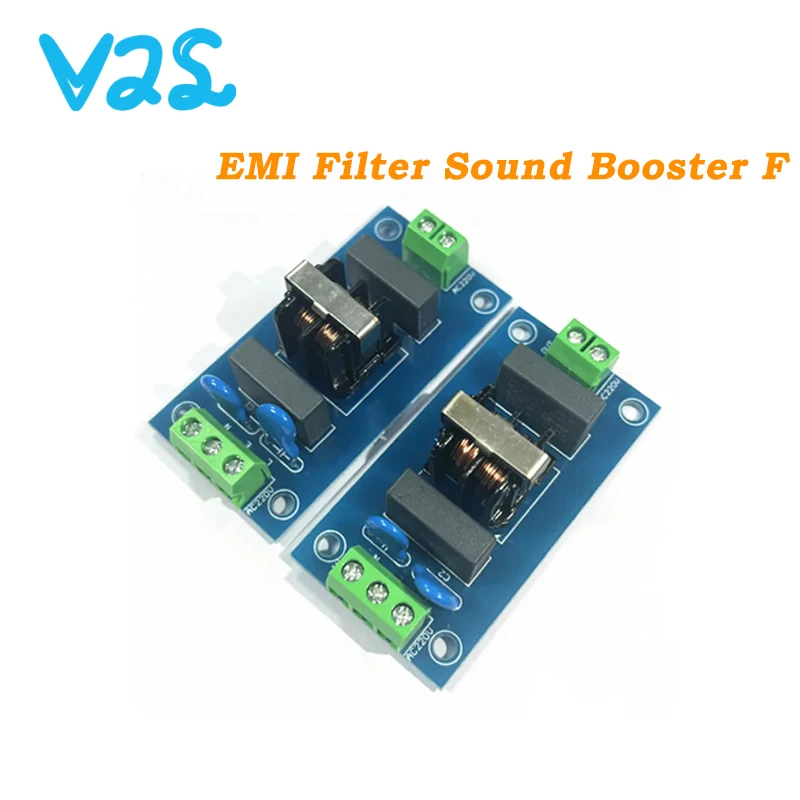 20V EMI Filter Sound Booster Filter Socket 2A EMI Filter Module Power Board Sound Lift Sharp Filter Socket Power Filter