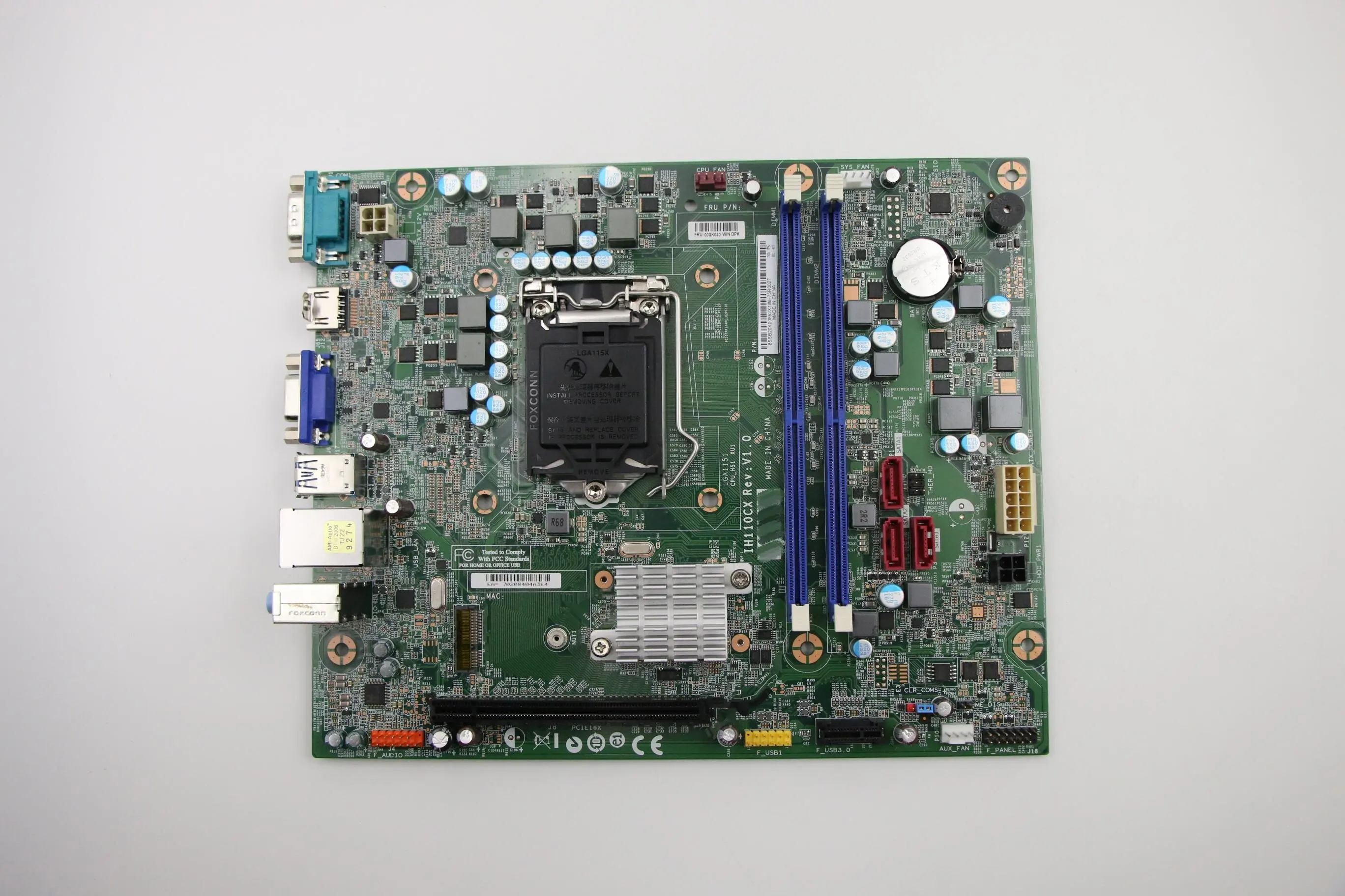 SN IH110CX FRU PN 00XK040 CPU H110 Model Multiple optional compatible replacement ideacentre 510S-08ISH computer motherboard