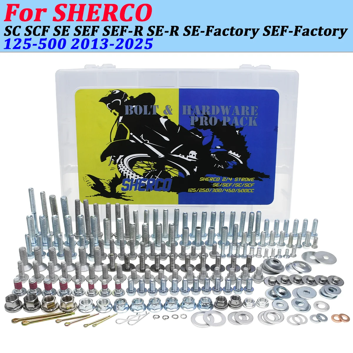 

Motorcycles Dirt Bike parts Fairing Mudguard Bolt kiti For SHERCO SER SE-Factory SEF-R SEF-Factory 125 250 300 350 500 2013-2024