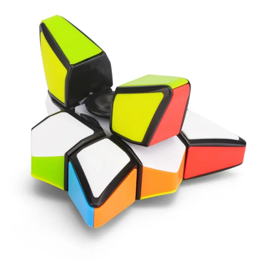 

Cube Spinner Fingertip Gyro Fidget Sensory Stress Relief Fingertip Toy Antistress Hand Spinner Desk Adult Gyroscope Toys Gift