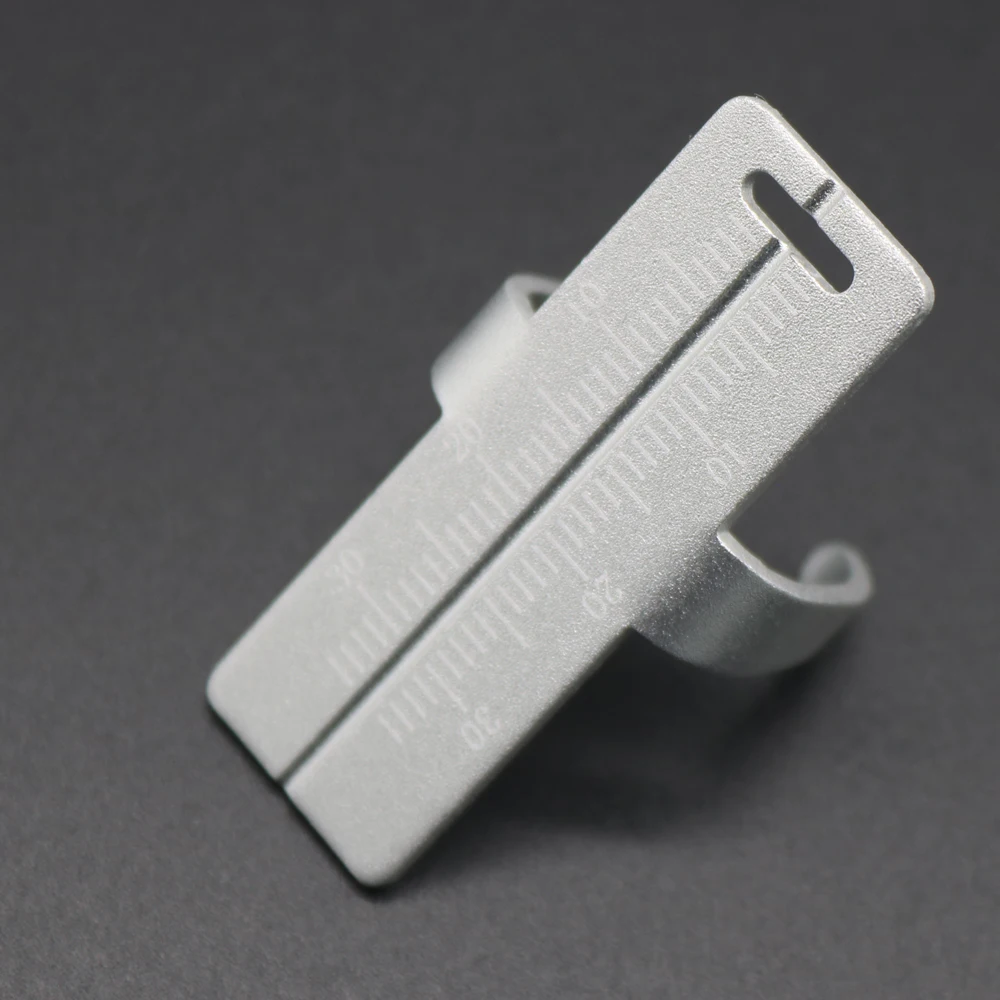 Règles Endo dentaires 6 couleurs, échelle de mesure de portée, règles endodontiques pour doigts, outils de dentiste, matériaux, règle Endo en aluminium