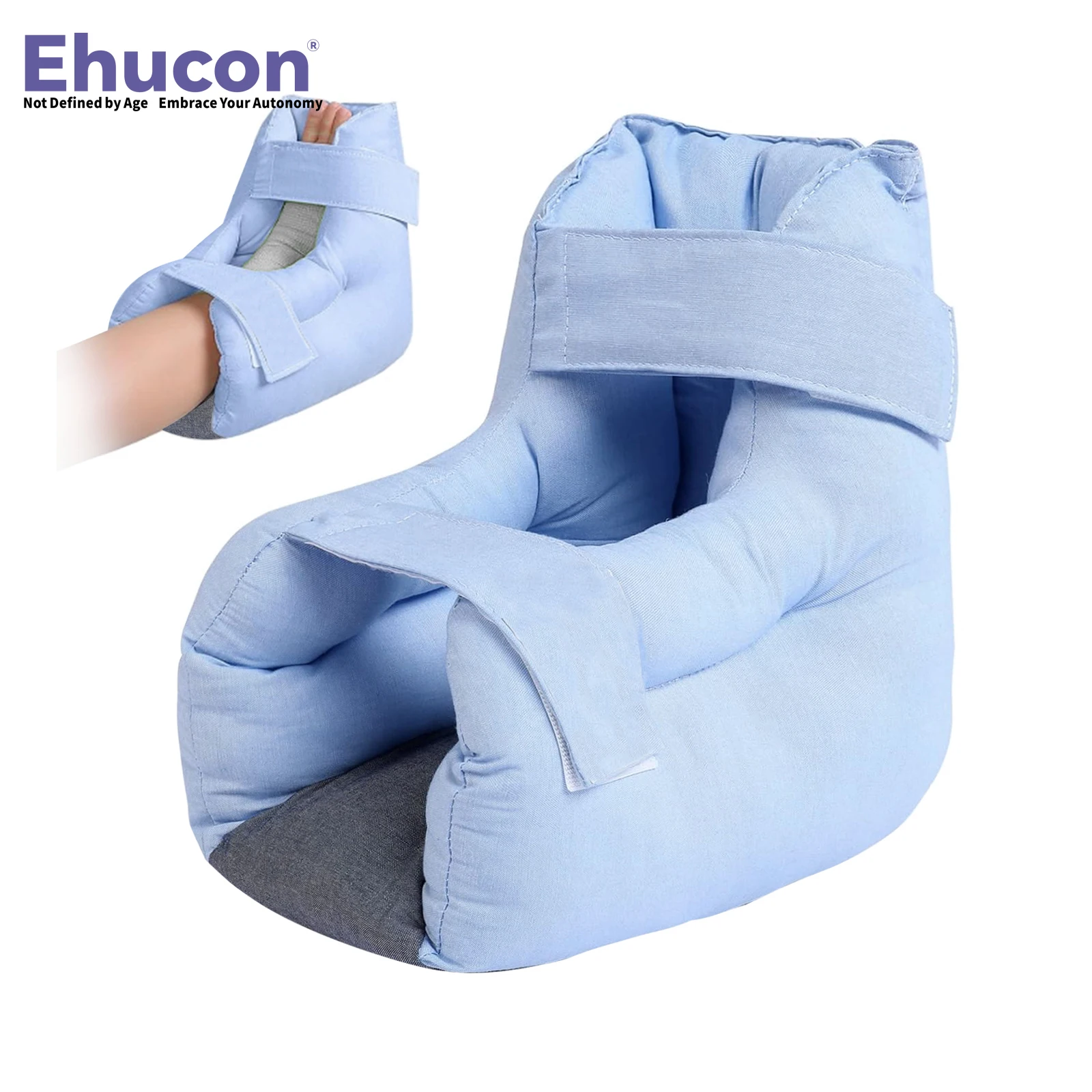 Ehucon Pressure Relief Heel Protector Pillow Prevent Bedsore Cushion Foot Care Pain Healing for Ankle Injuried People  Home Care