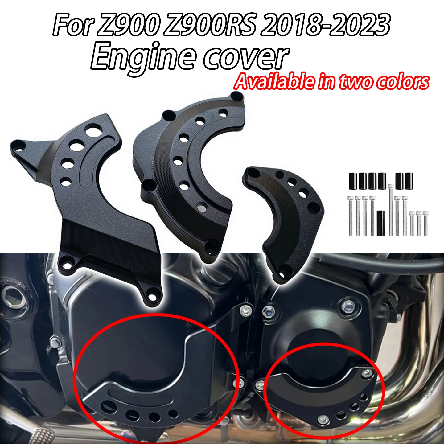 Für Kawasaki Z900 Z 900RS Z900RS Cafe Motorrad-Zubehör Motorschutzabdeckung Kupplungsschutz Sturzschutz
