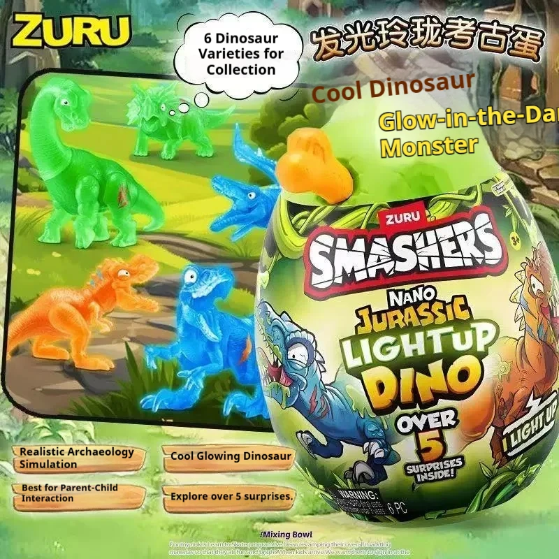 

Zuru Smashers Nano Jurassic Light Up Dino Archaeological Egg 2025 New Arrival Surprise Toy With Over 5 Surprises For Boys