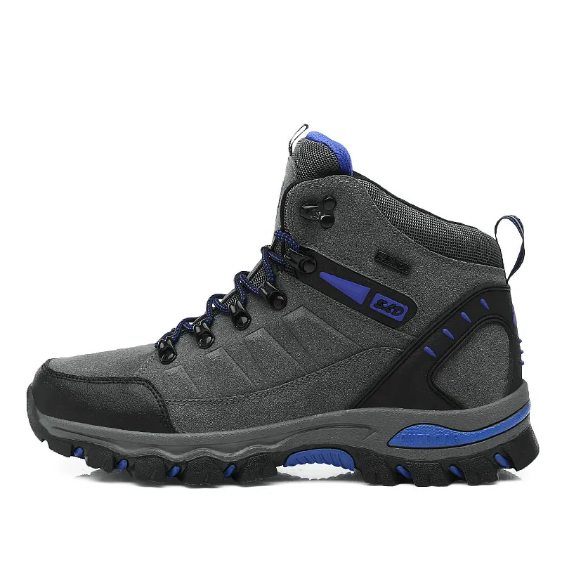 The latest autumn and winter couple outdoor hiking boots, hiking shoes, wear-resistant and non-slip work safety shoes