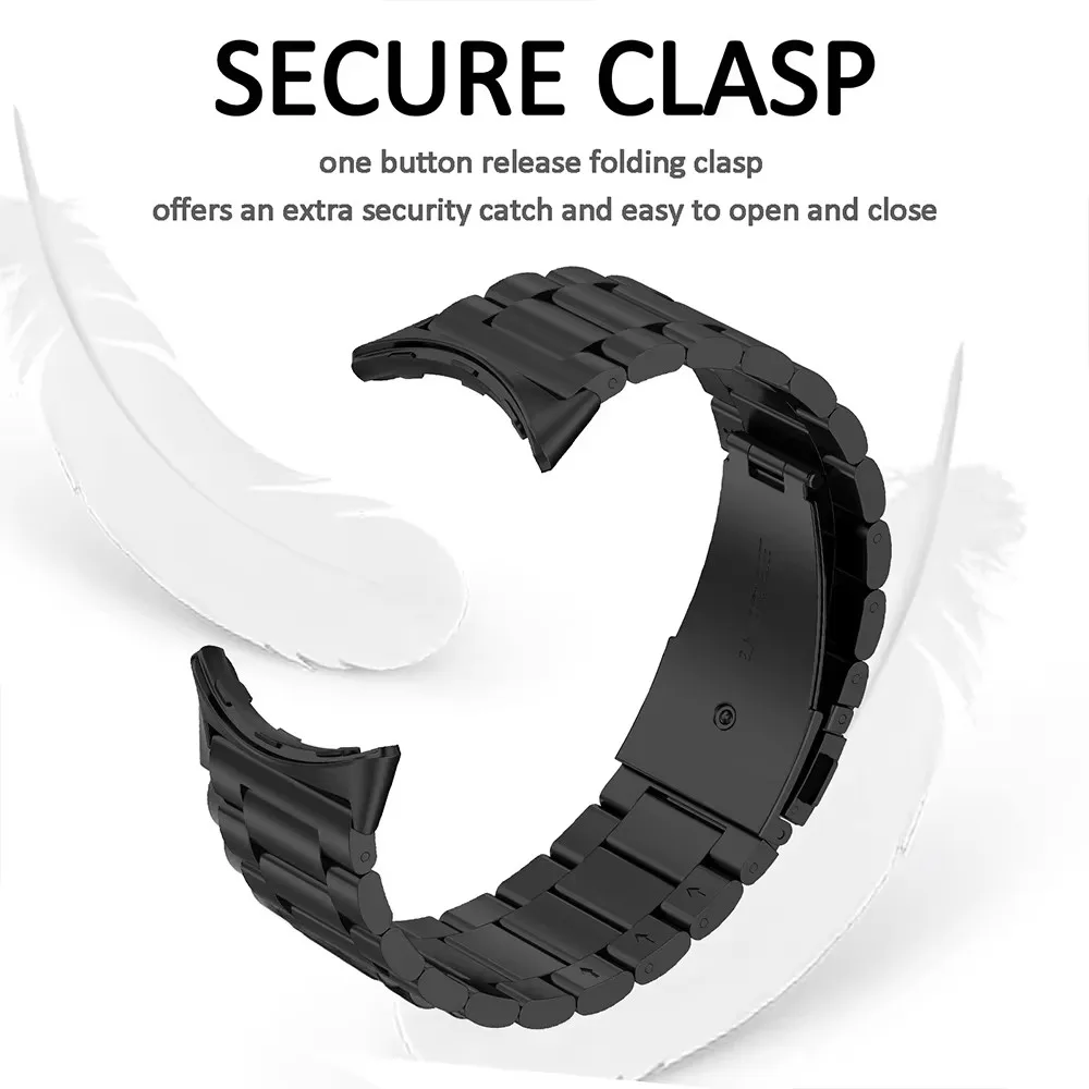 Sostituzione cinturino in metallo senza spazi vuoti per accessori cinturino Google Pixel Watch per cinturino in acciaio inossidabile Google Pixel Watch 2 Correa