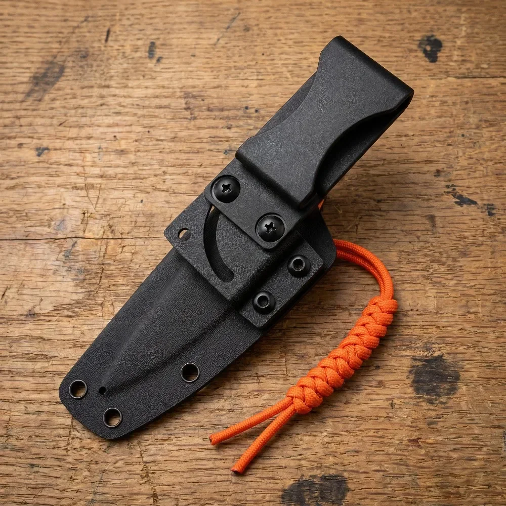 Adjustable Rotatable Nylon Kydex Knife Sheath Back Clip Waist Belt Clamp With 2 Sets Screws For Outdoor EDC DIY Tool Sheath