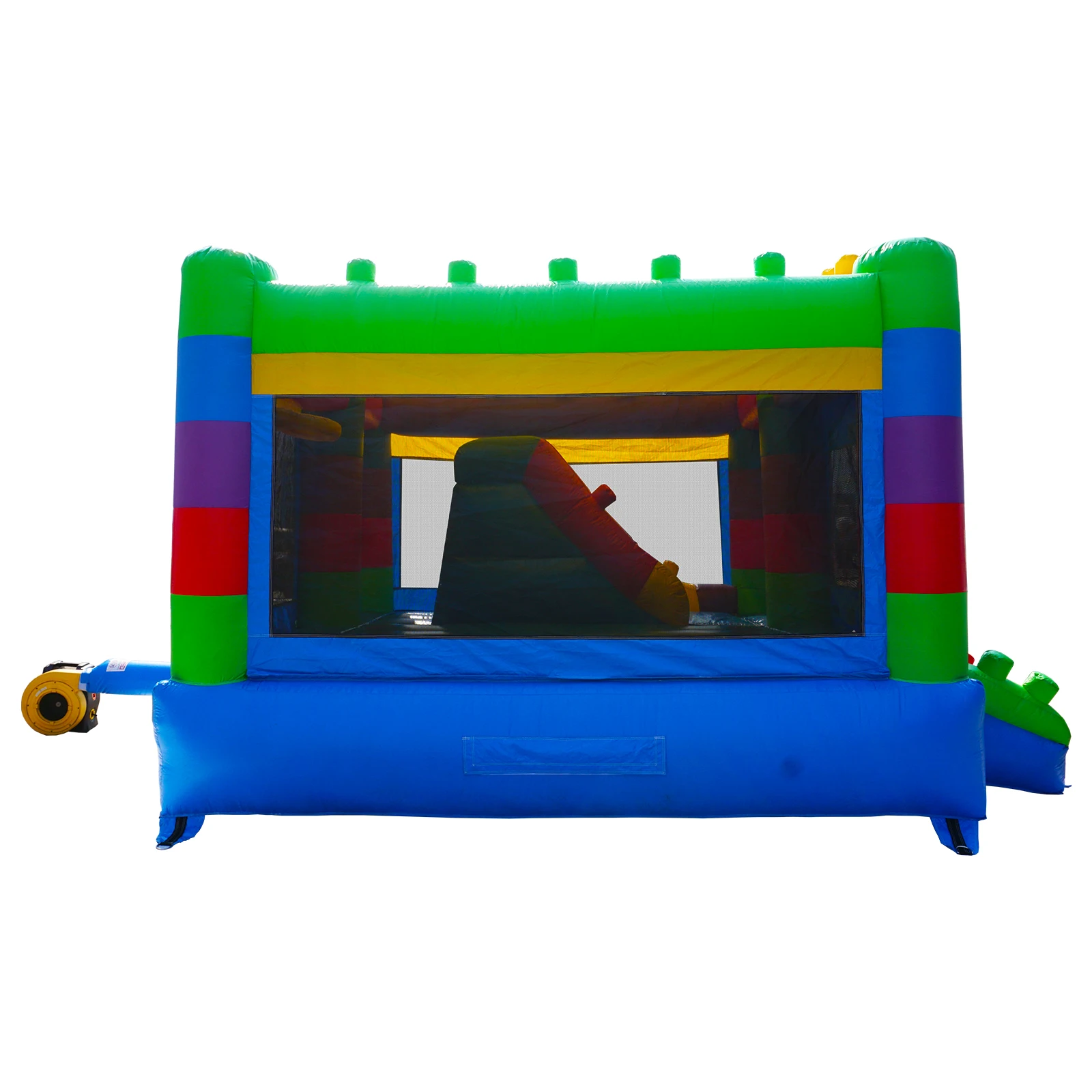 Semi Commercial Bounce House for Big Kids,Built-in Slide,PVC Material,for Backyard Outdoor Party
