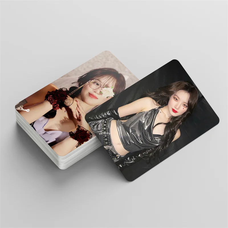 Imagem -05 - Kpop I-dle Cartões ye Shuhua Álbum Calor Que eu Quero Que Shuhua Lomo Cartões Yuqi Miyeon Minnie Cartão Postal 55 Pcs por Conjunto