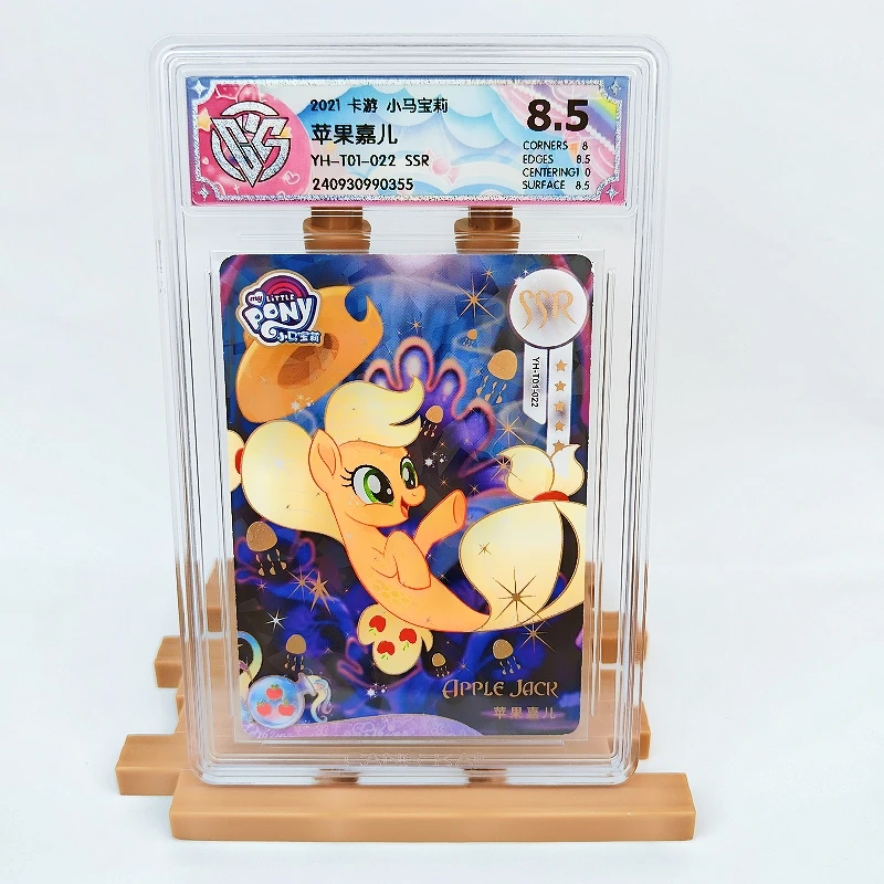 KAYOU véritable mon petit poney carte 8.5 classé SSR CCG carte de note Apple Jack Spike Rare Anime Collection carte jouets cadeau