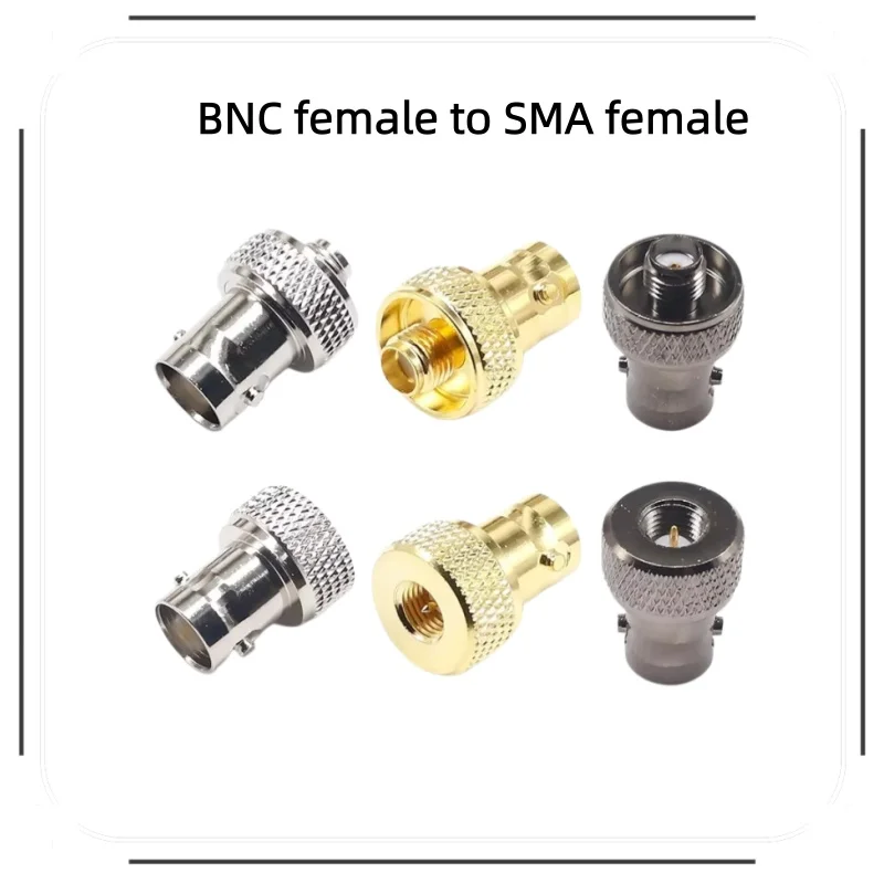 BNC Female to SMA Female Adapter Disc BNC/SMA-KK for Motorola Walkie-Talkie Antenna Compatible with Kenwood Hytera UNIKEY Tech