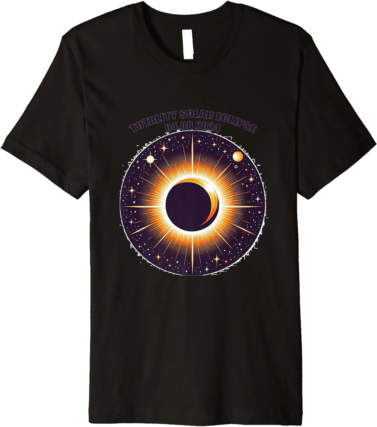 

Totality Spring 4.08.24 Total Solar Eclipse 2024 Premium T-Shirt