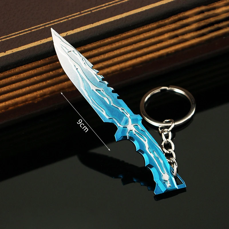 Valorant Neo Frontier Model Smite Knife Keychains CSGO Champions 2021 Karambit Sovereign Sword Model Keyrings Bakcpack Pendant