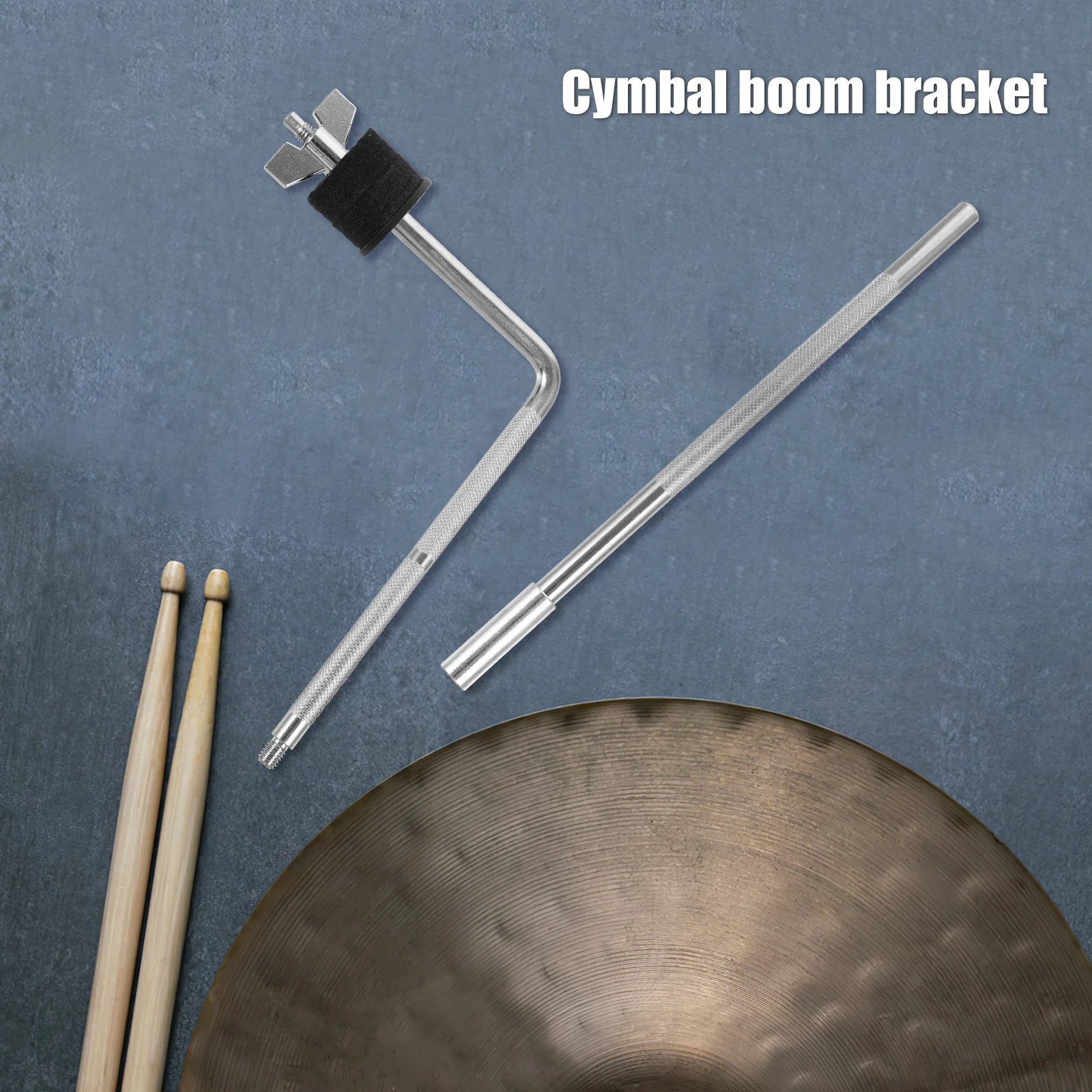 

1 Set Stand Boom Bracket For Drum Mount Arm Lightweight Portable Music Instrument Parts Accessory Clamp Extension Pole Stable