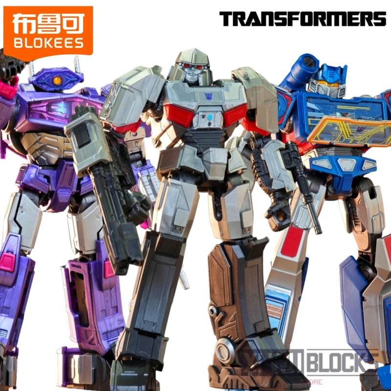 

BLOKEES Building Blocks Transformers Beyond Edition Optimus Prime Megatron Soundwave Splicing Movable Model Ornaments Toy Gift