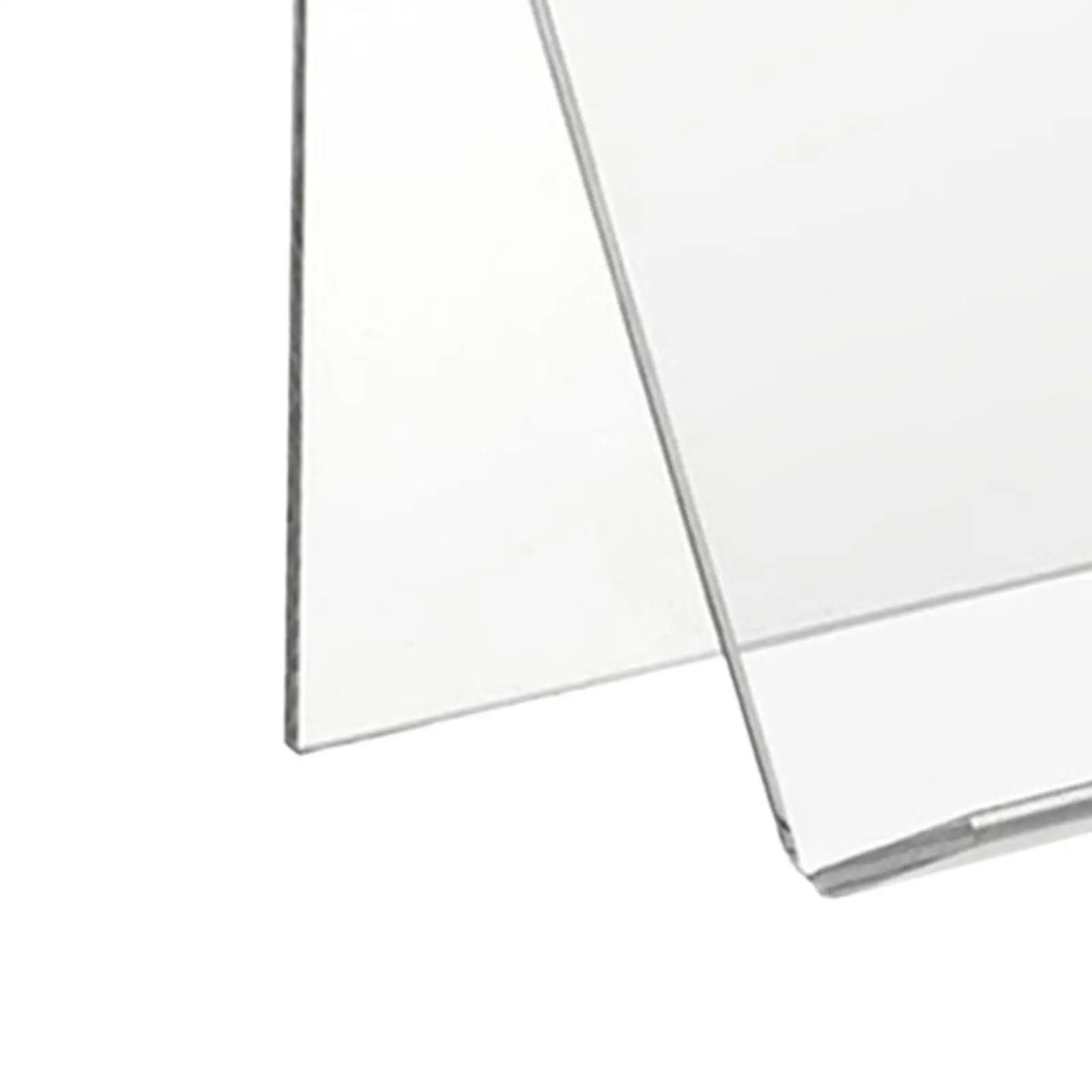 Acrylic Book Display Stand Clear Easel Holder Heavy Duty Desktop Storage Organizer for Bookshelf Workspace Decoration