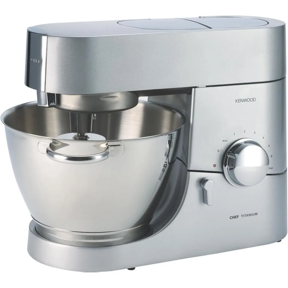 Chef Titanium Machine, Stainless Steel 5 qt - Kitchen Mixer 800W Motor & Electronic Variable Speed Control Include